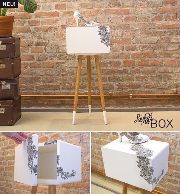 PaintedLove-BOX-handgemacht-Handwerk-Kommode-Design-bemalen-Einzigartig-Unikat