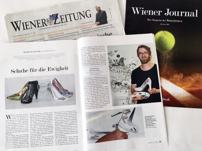 Wiener-Journal-Wienerzeitung-Zeitung-aussergewoehnliche-geschaeftsideen-selbststaendig-unternehmer-alexander-fuehrer-atelier-artwork-ewigkeit-ja-sager